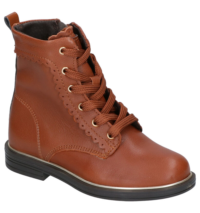 Little David Tigan Cognac Boots in leer (261164)