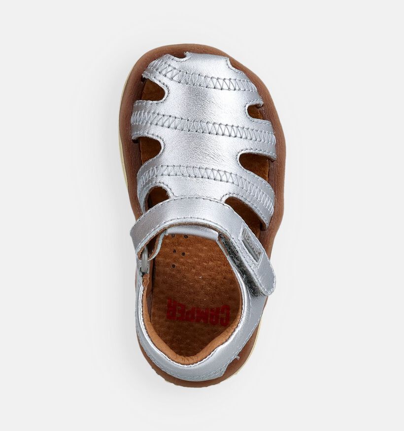 Camper Sandales pour b&eacute;b&eacute; en Argent pour filles (370739)