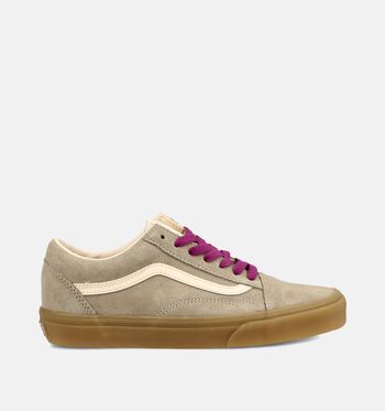 Vans Old Skool Low Baskets Black/White/Black/ White/Black/Leopard/Pop Brown/ Pink/pop lace incense brown/purple