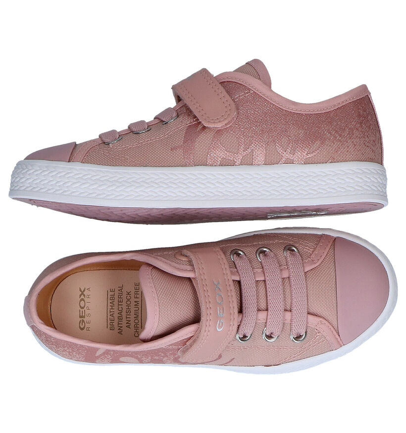 Geox Ciak Chaussures en Rose en simili cuir (286927)