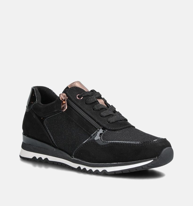 Marco Tozzi Chaussures à lacets en Noir pour femmes (360731) - pour semelles orthopédiques