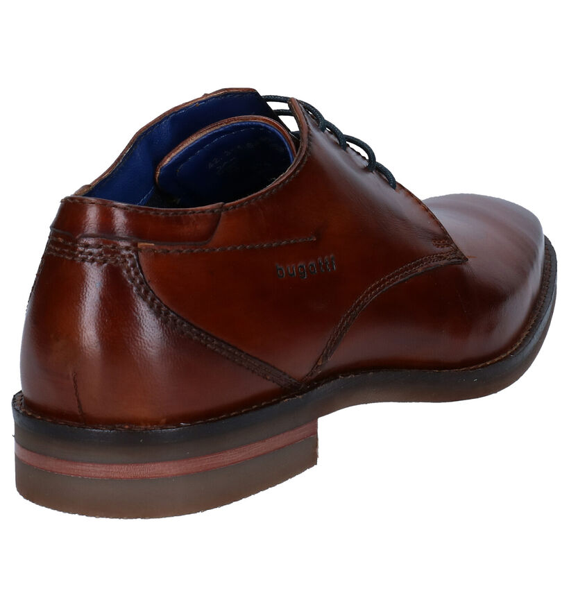 Bugatti Gagno Cognac Veterschoenen in leer (281722)