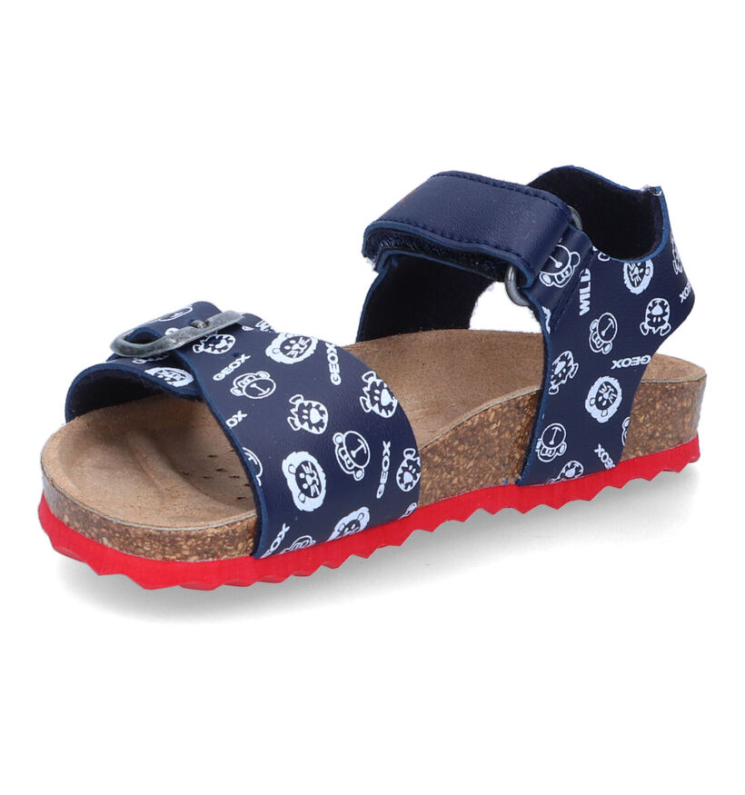 Geox Chalki Blauwe Sandalen in kunstleer (303741)