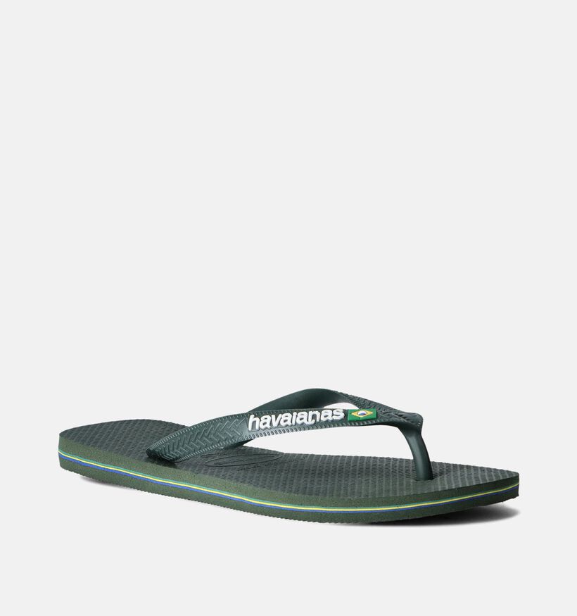 Havaianas Brasil Logo Kaki Teenslippers voor heren (357798)