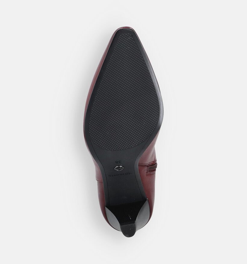 Tamaris Bordeaux Enkellaarzen voor dames (365040)