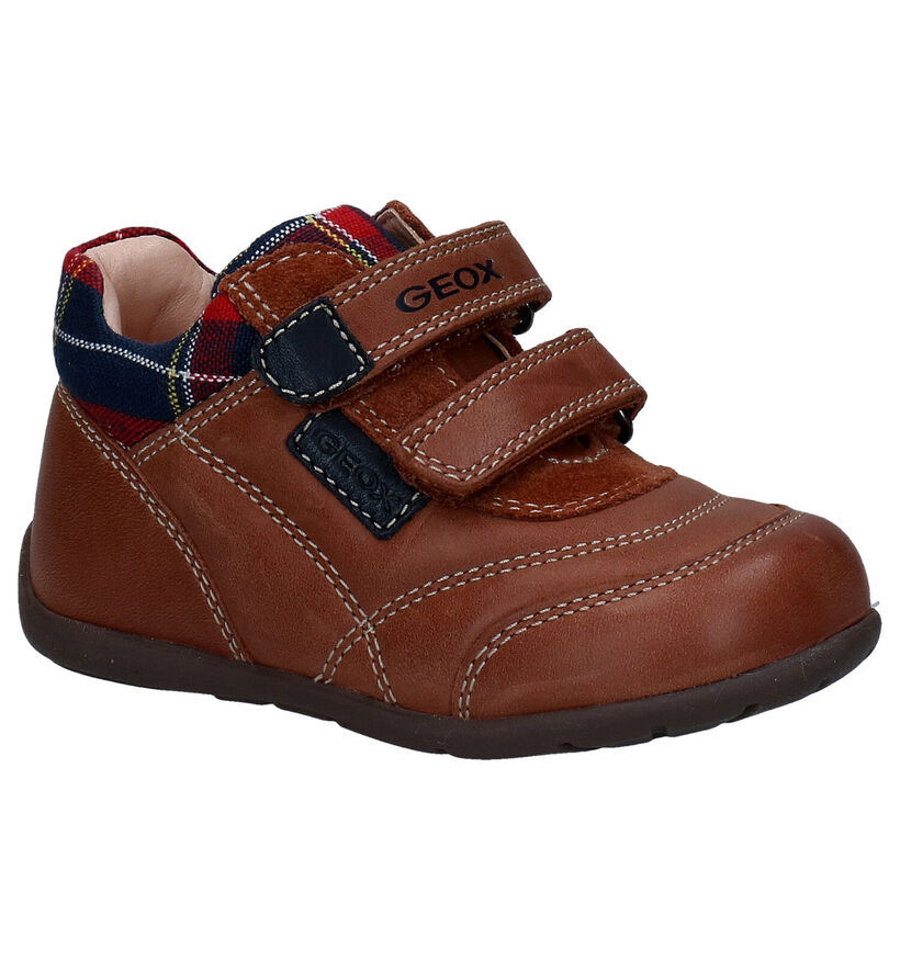 Geox Kaytan Chaussures pour bébé en Cognac en textile (278315)