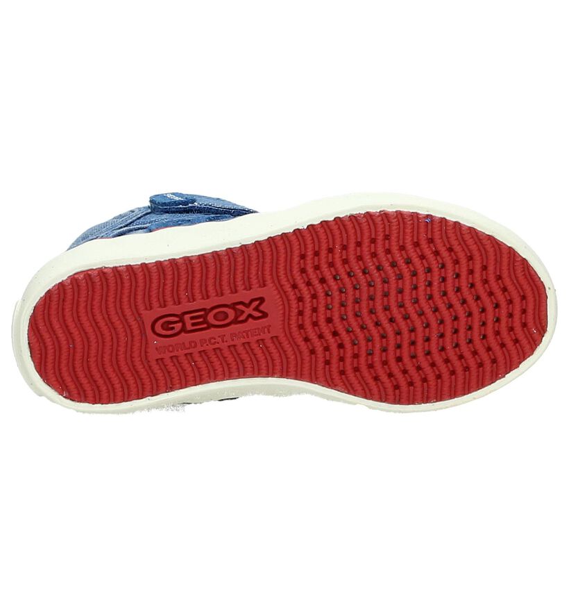 Geox Blauwe Hoge Sneaker in stof (170510)