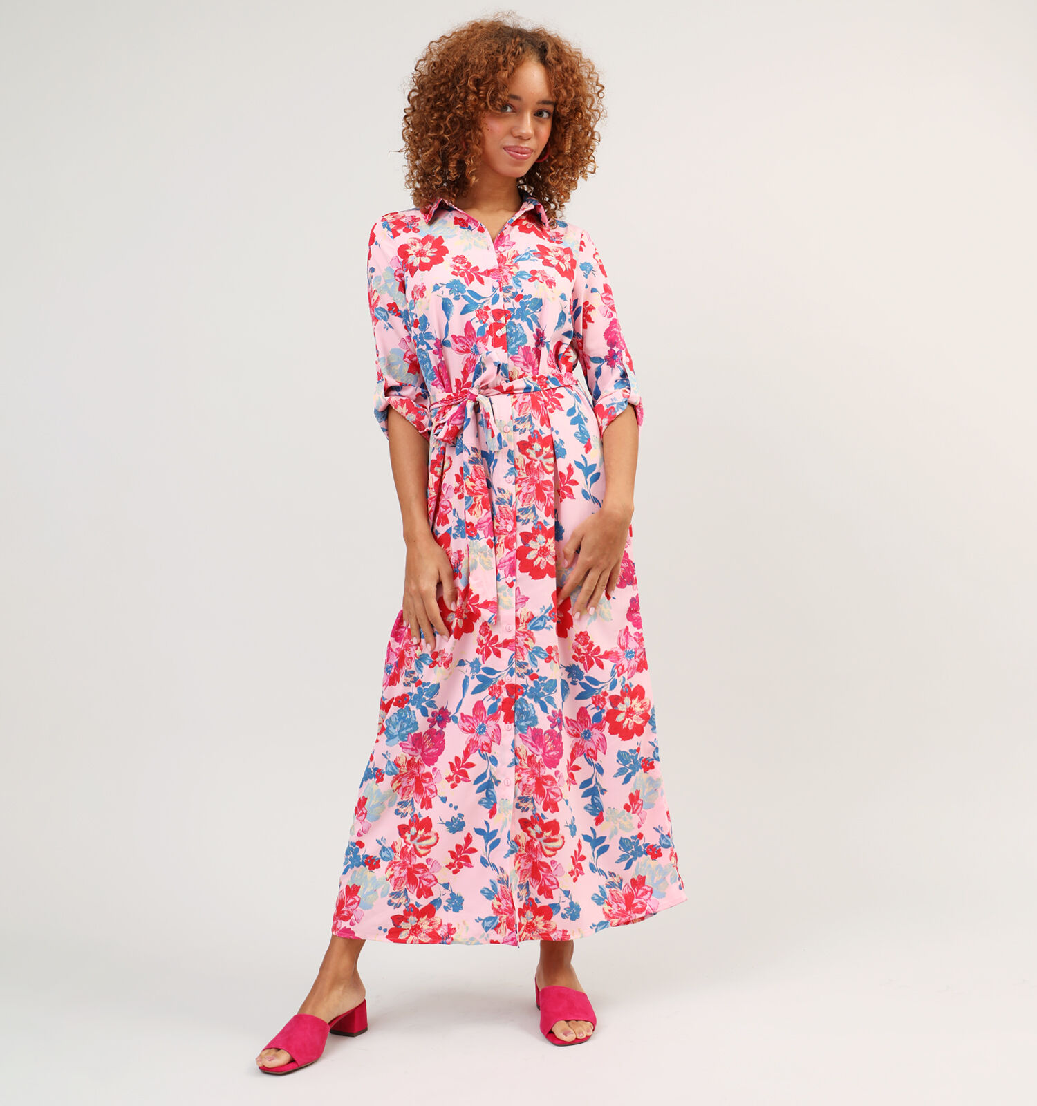 Gebloemde maxi jurk shop vero moda