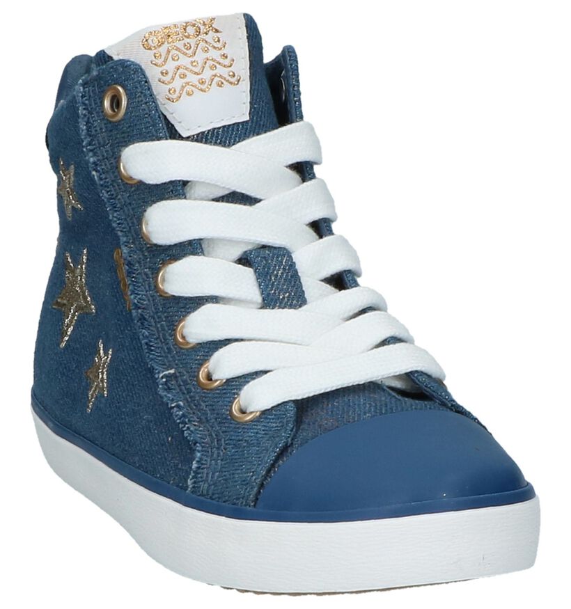 Blauwe Hoge Sneakers Geox, , pdp
