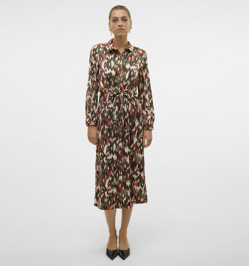 Vero Moda Mina Robe chemise en Vert pour femmes (344076)