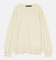 Vero Moda Curve Holly Pull en Beige pour femmes (362581)