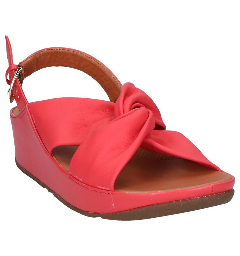 Zwarte Sandalen FitFlop Twiss in leer (240184)