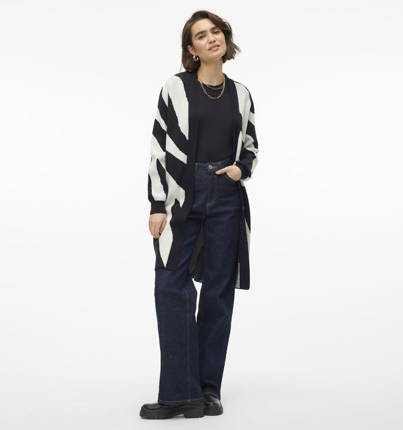 Vero Moda Nancy Zwarte Gebreide cardigan voor dames (344065)