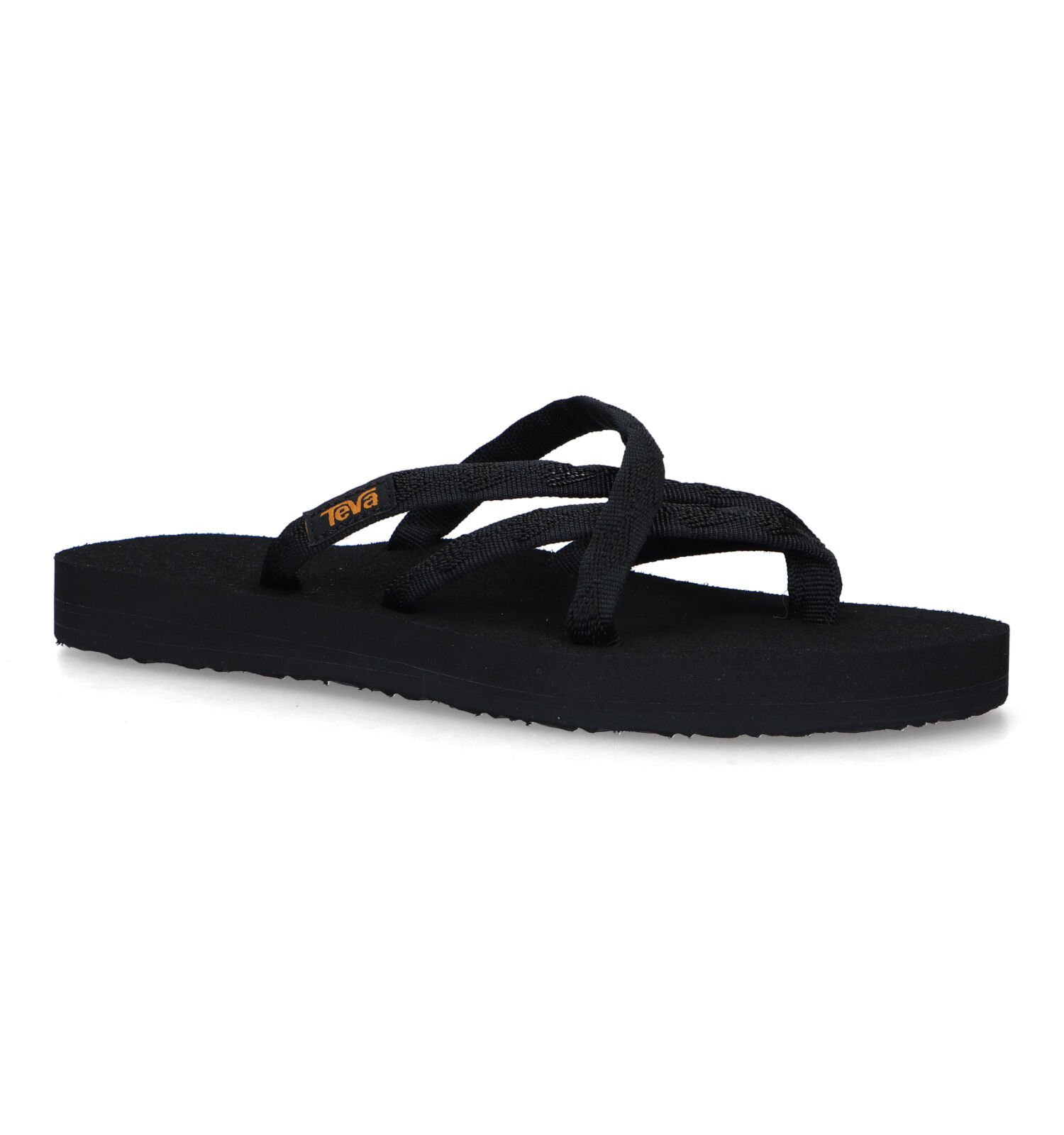 Teva Olowahu Zwart Teenslippers Dames Slippers Online op TORFS.BE