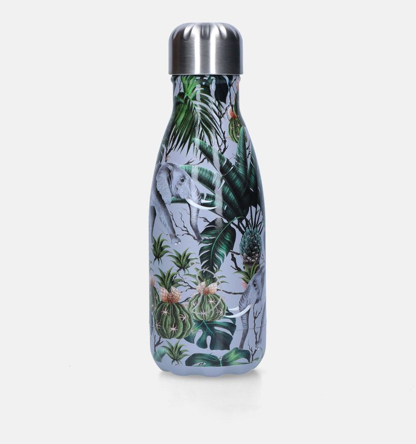 Chilly’s x Tropical Elephant 3D Groene Drinkfles 260ml voor dames, heren, jongens, meisjes (335135)