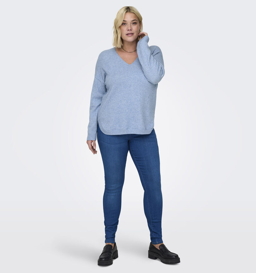 ONLY Carmakoma Margaret Blauwe Trui voor dames (351422)