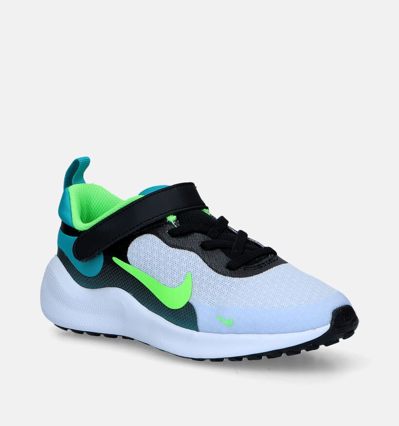 Nike Revolution 7 Baskets en Vert pour filles, garçons (340265)