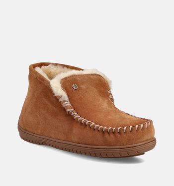 Warmbat Pantoffels Cognac