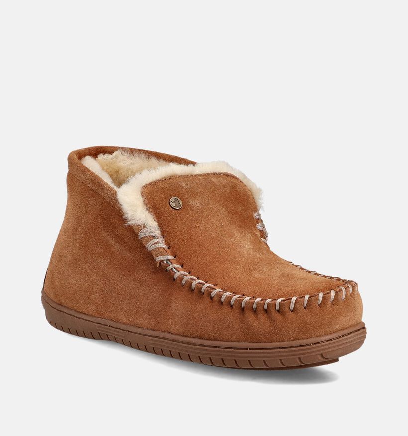 Warmbat Darwino Hoge Bruine Pantoffels voor heren (363341)
