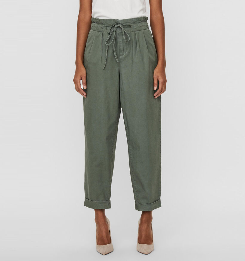 Vero Moda Evany Pantalon Classique en Vert kaki (311906)