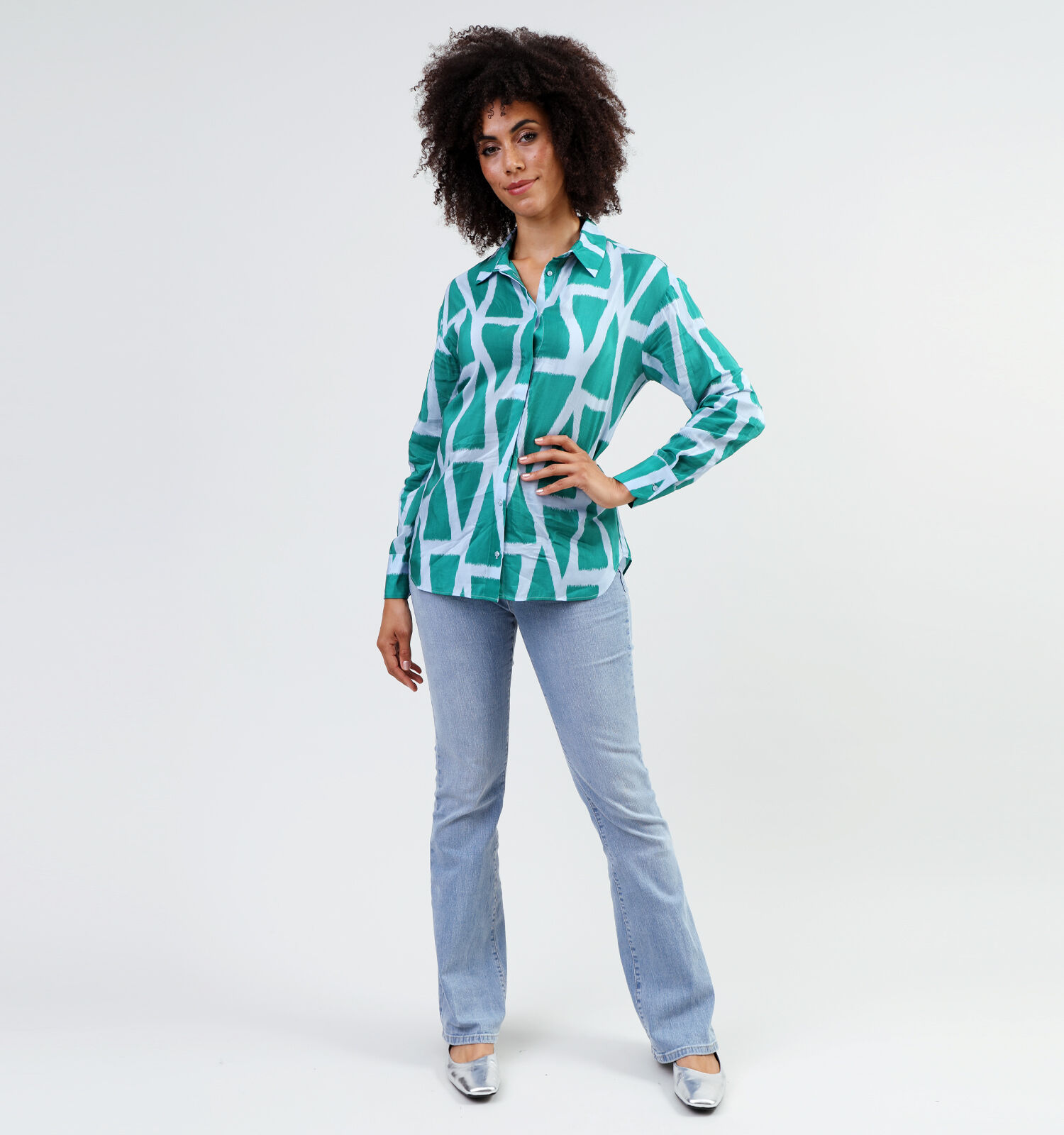 Expresso Groene Blouse Dames Blouses Online op TORFS.BE