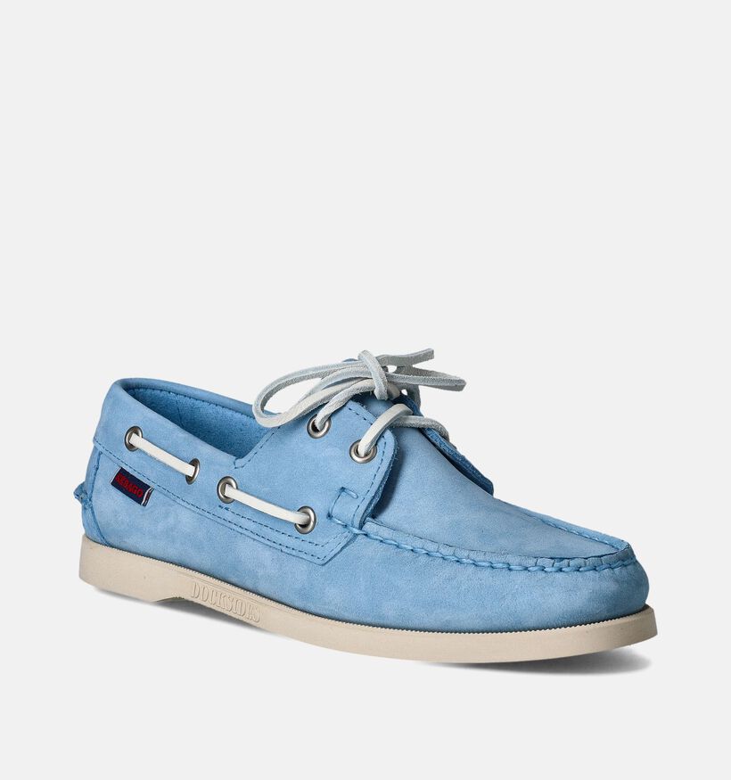 Sebago Portland Blauwe Bootschoenen voor dames (353690)