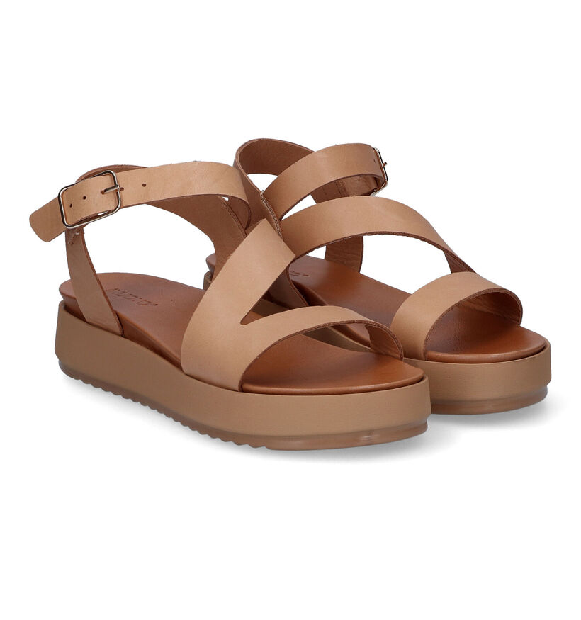 Inuovo Sandales à Platforme en Or pour femmes (325192)