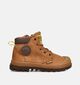Palladium Pampa HI Cuff Waterproof Boots &agrave; lacets en Cognac pour gar&ccedil;ons (378505) - pour semelles orthop&eacute;diques