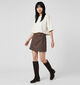 Guess Donkerbruine Mini-Rok voor dames (375879)