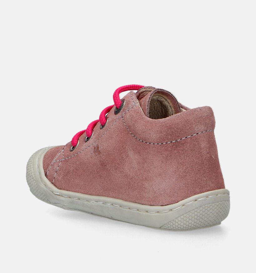 Naturino Cocoon Suede Chaussures pour bébé en Rose pour filles (339400)