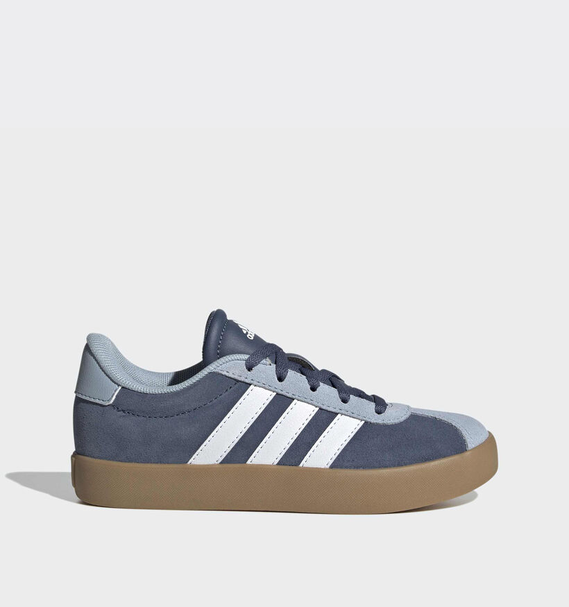 adidas VL Court 3.0 Blauwe Sneakers voor meisjes, jongens (366871) - geschikt voor steunzolen