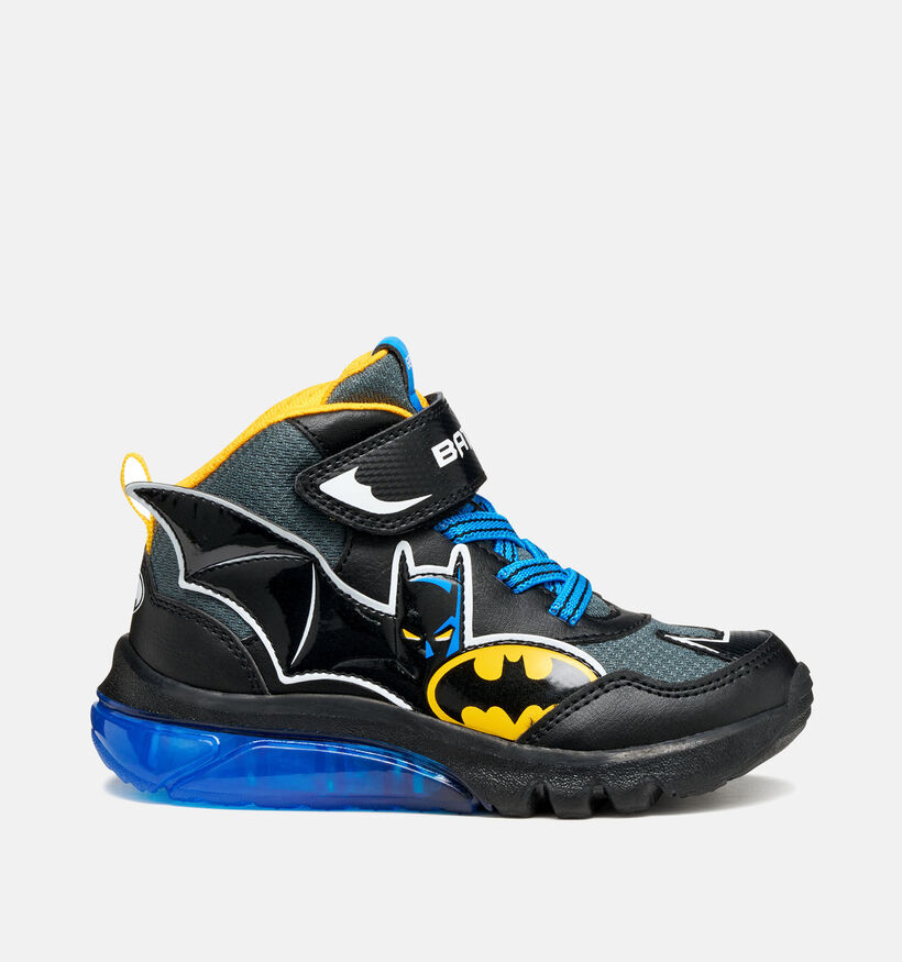 Geox Ciberdron Batman Chaussures hautes en Noir pour garçons (360369) - pour semelles orthopédiques