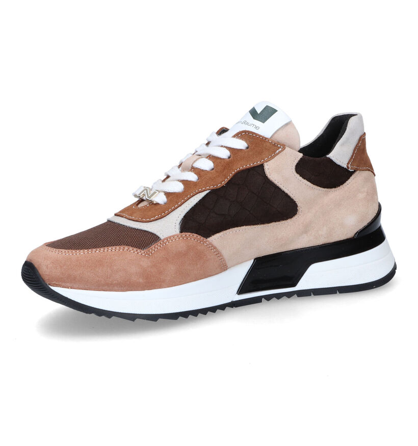 Nathan-Baume Baskets casual en Marron pour femmes (316576) - pour semelles orthopédiques