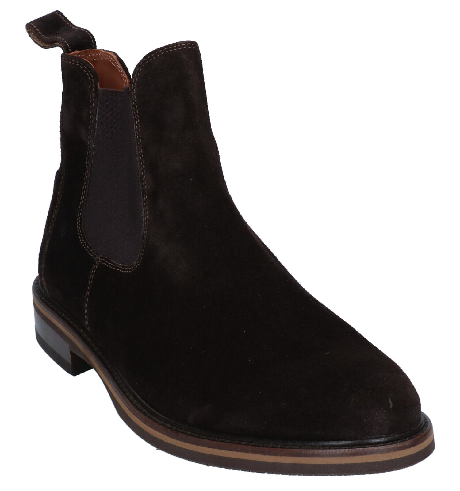 Ambiorix Flemming Bottines Chelsea en Brun Hommes Boots en