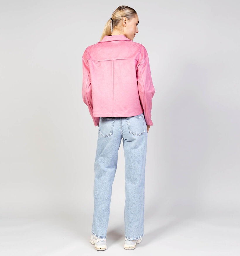 Desires Melua Cashmere Rose Jas Roze voor dames (366684)