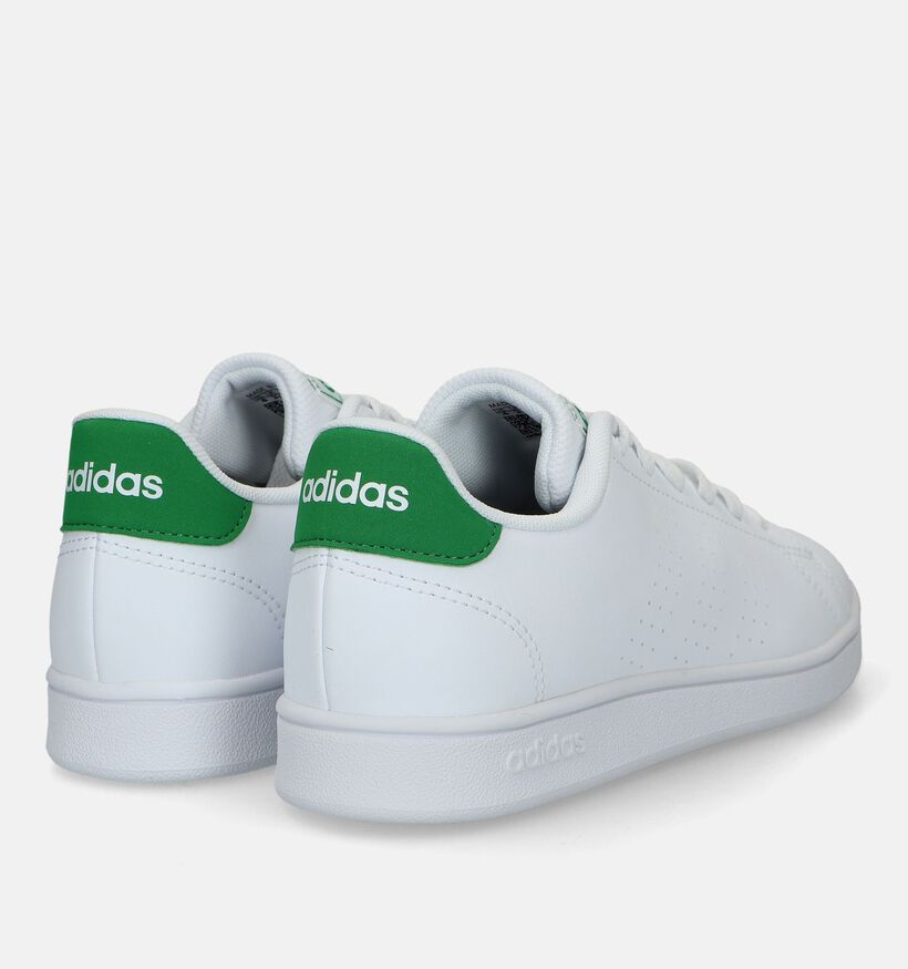 adidas Advantage K Witte Sneakers voor jongens, meisjes (326882)