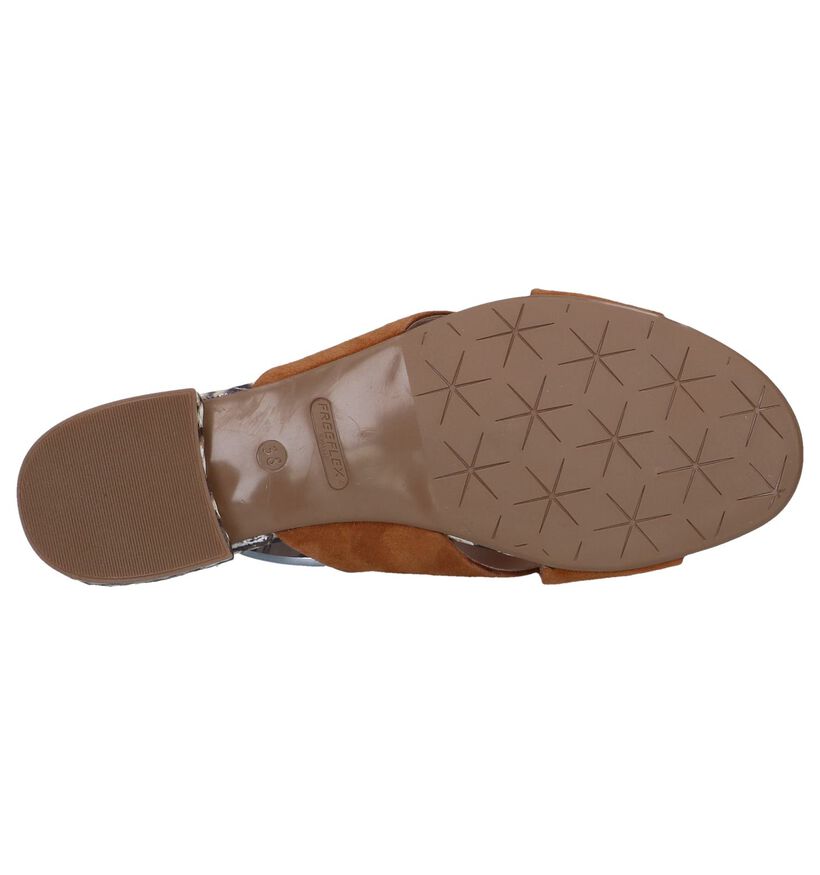 Gosh Nu-pieds à talons en Cognac pour femmes (239279)