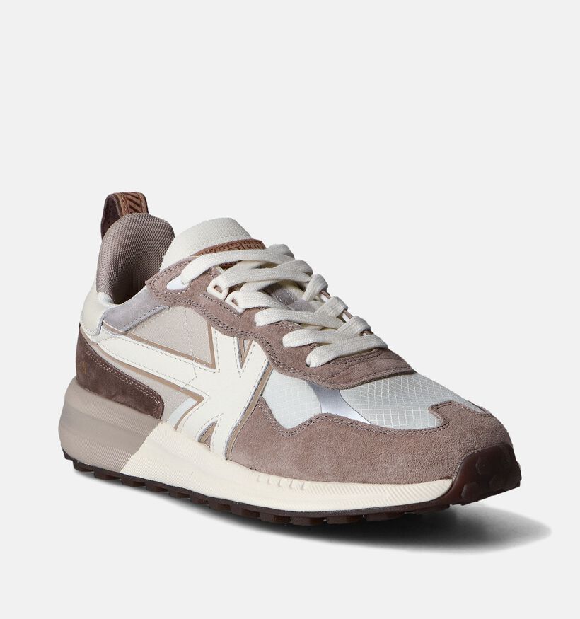 Kaotiko Taupe Sneakers voor heren (351986) - geschikt voor steunzolen