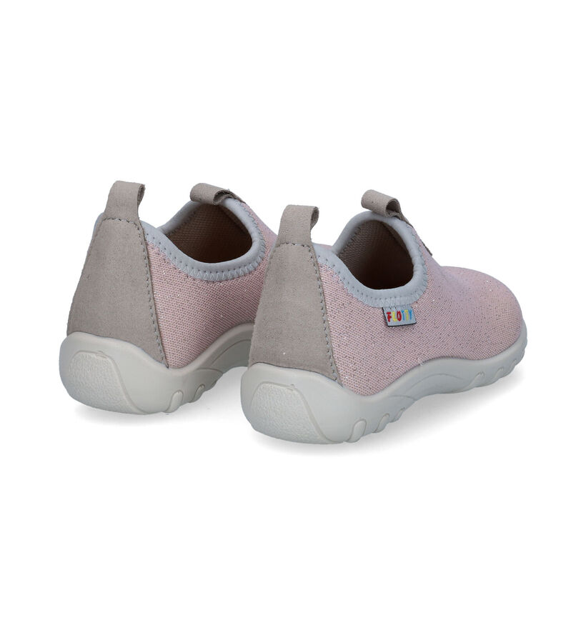 Flotty Pantoufles fermées en Rose clair pour filles (310776)