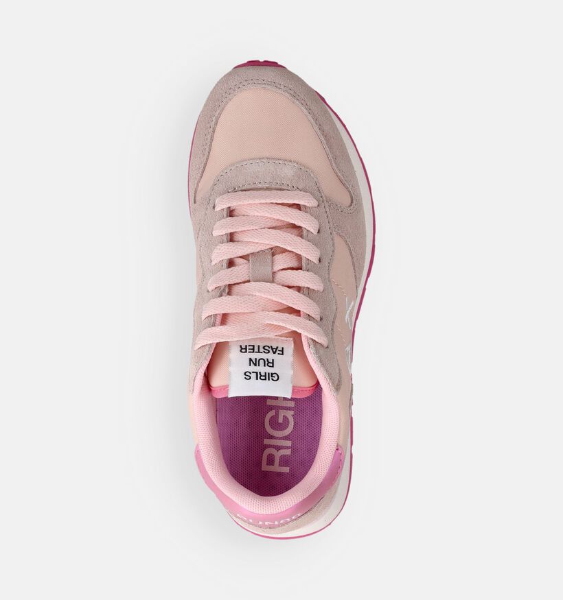 Sun68 Ally Roze Lage Sneakers voor meisjes (369058) - geschikt voor steunzolen
