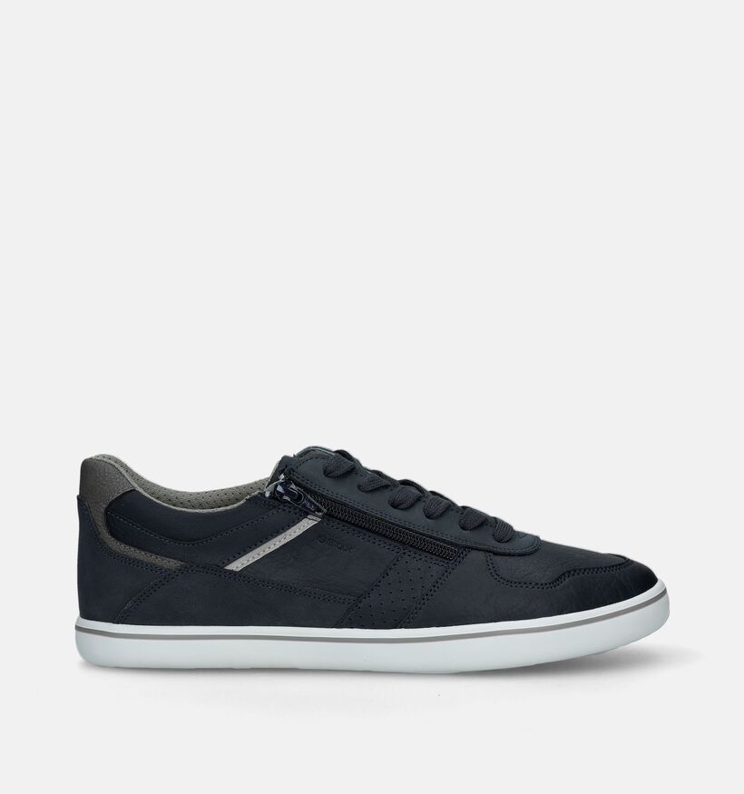 Geox Bruine Sneakers met Veter en Rits voor heren (360100) - geschikt voor steunzolen