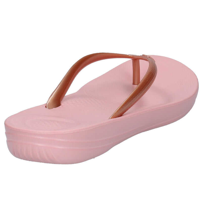 FitFlop Iqushion Ergonomic Roze Teenslippers in kunststof (280239)