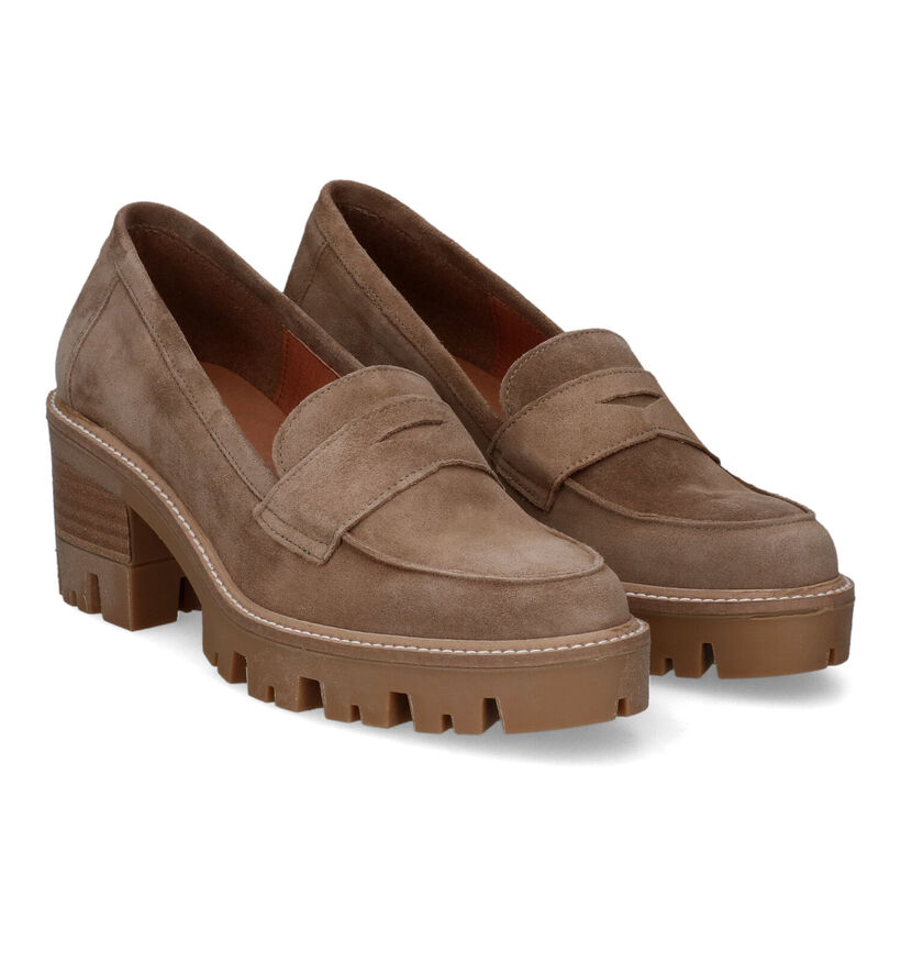Sweet Lemon Nation Taupe Enkelpumps voor dames (317234)