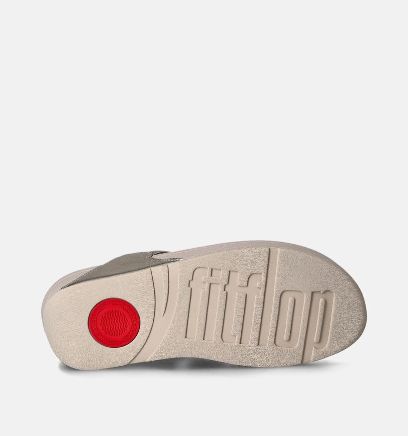 FitFlop Lulu Leather Toepost Gouden Teenslippers voor dames (353819)