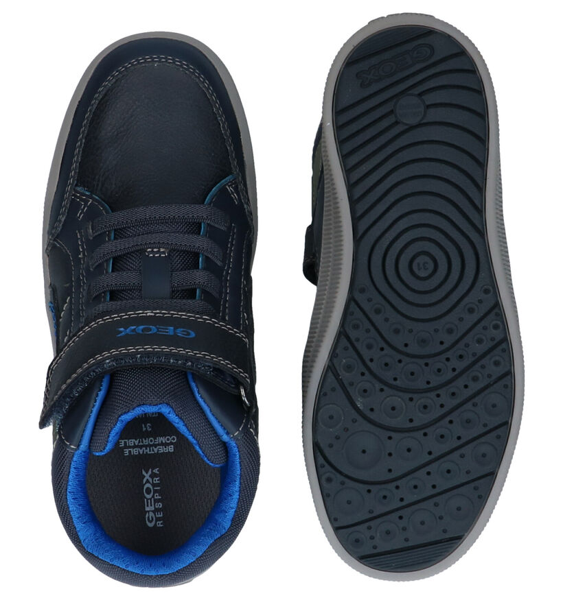 Geox Arzach Zwarte Sneakers in kunstleer (295084)