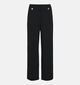Vila Clua Wide Button Pants Zwarte Broek voor dames (361333)