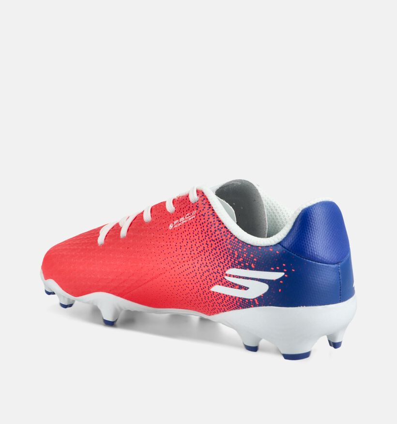 Skechers SKX 2 Academy Chaussures de foot en Rose/Bleu pour filles, gar&ccedil;ons (374169)