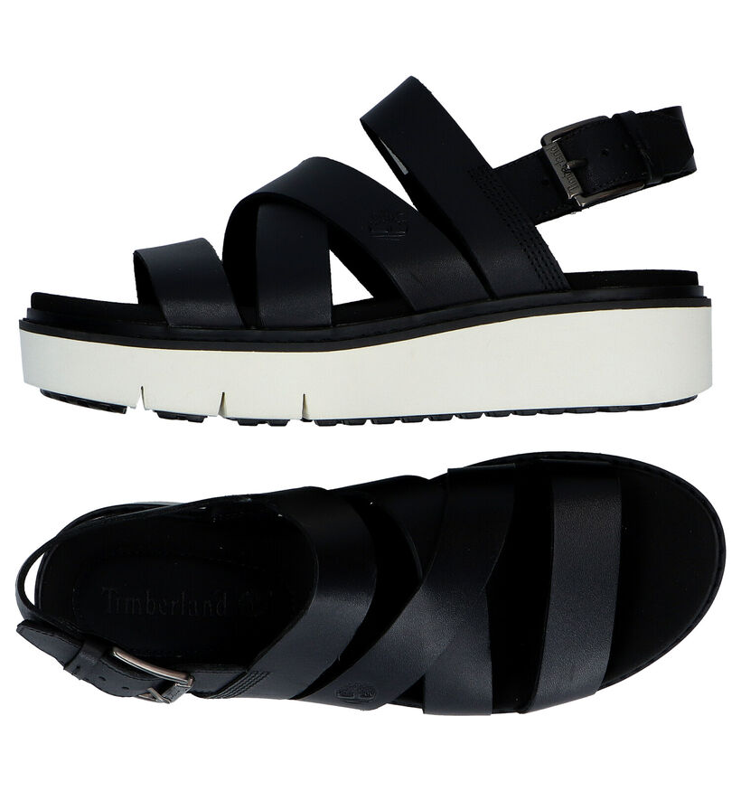 Timberland Safari Dawn Sandales en Noir pour femmes (286125)