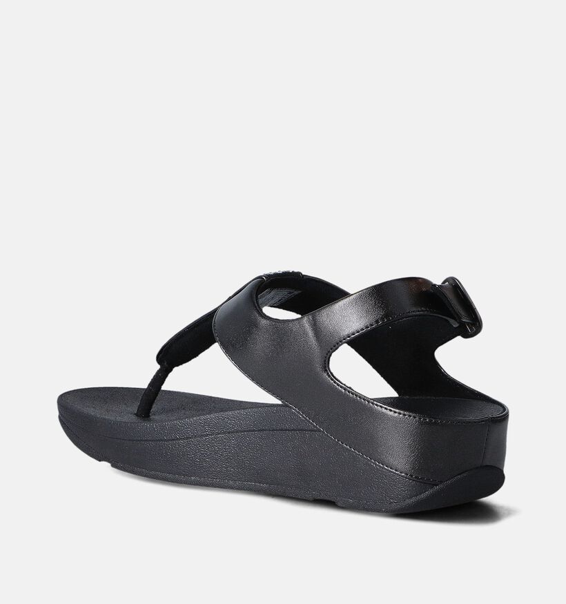 FitFlop Fino Crystal-mix Zwarte Sandalen voor dames (353825)