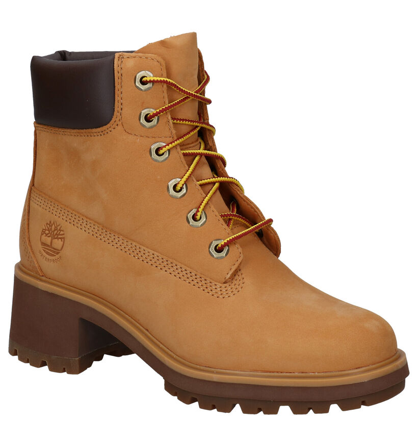 Timberland Kinsley 6IN WP Zwarte Boots in nubuck (267893)
